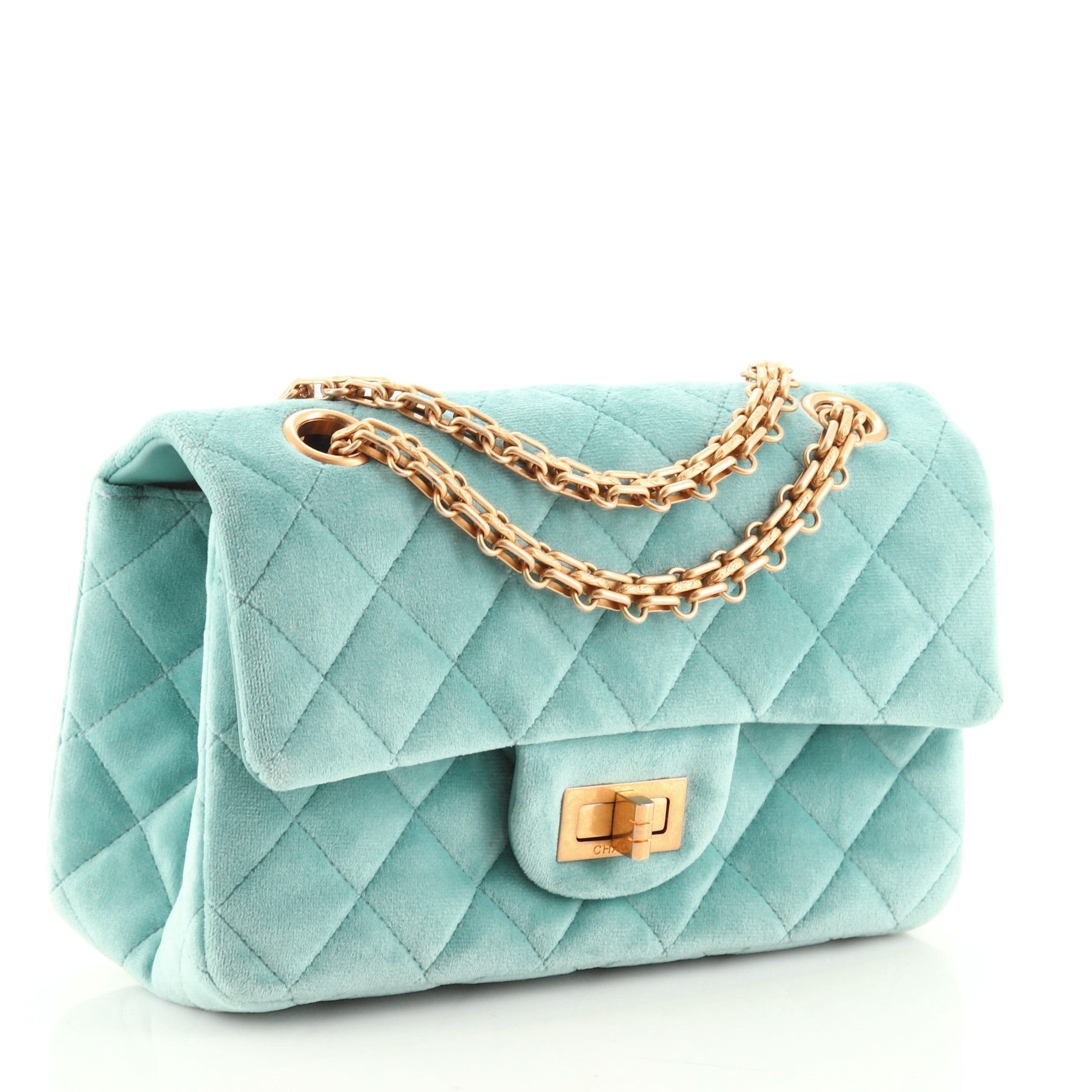 Reissue 2.55 Flap Bag Quilted Velvet Mini