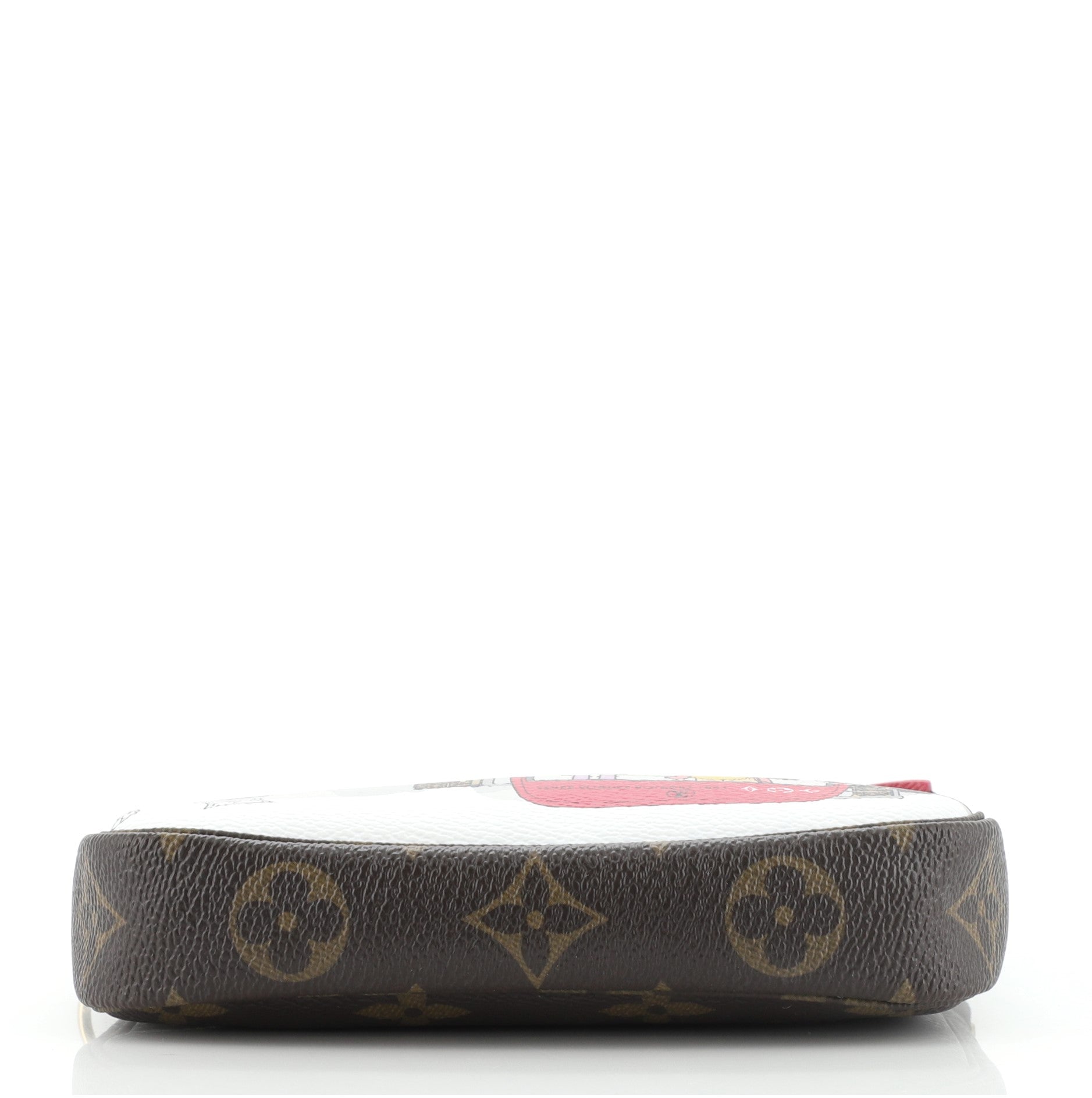 Pochette Accessoires Limited Edition Vivienne Xmas Monogram Canvas Mini