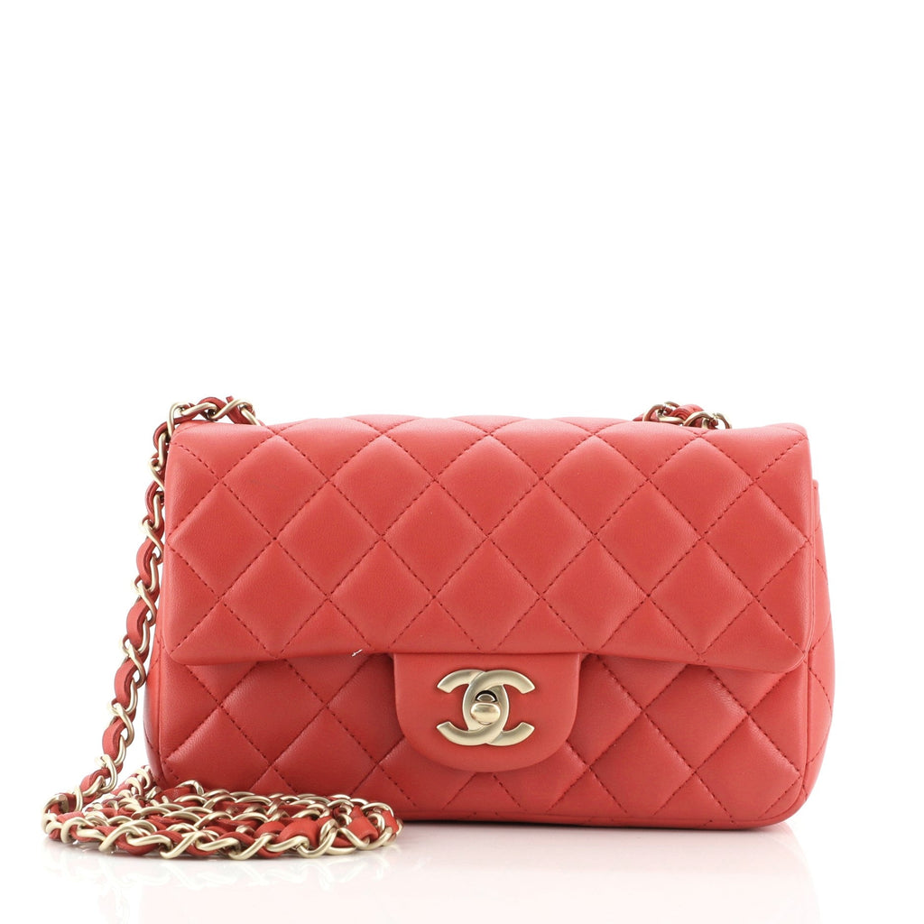 Classic Single Flap Bag Quilted Lambskin Mini