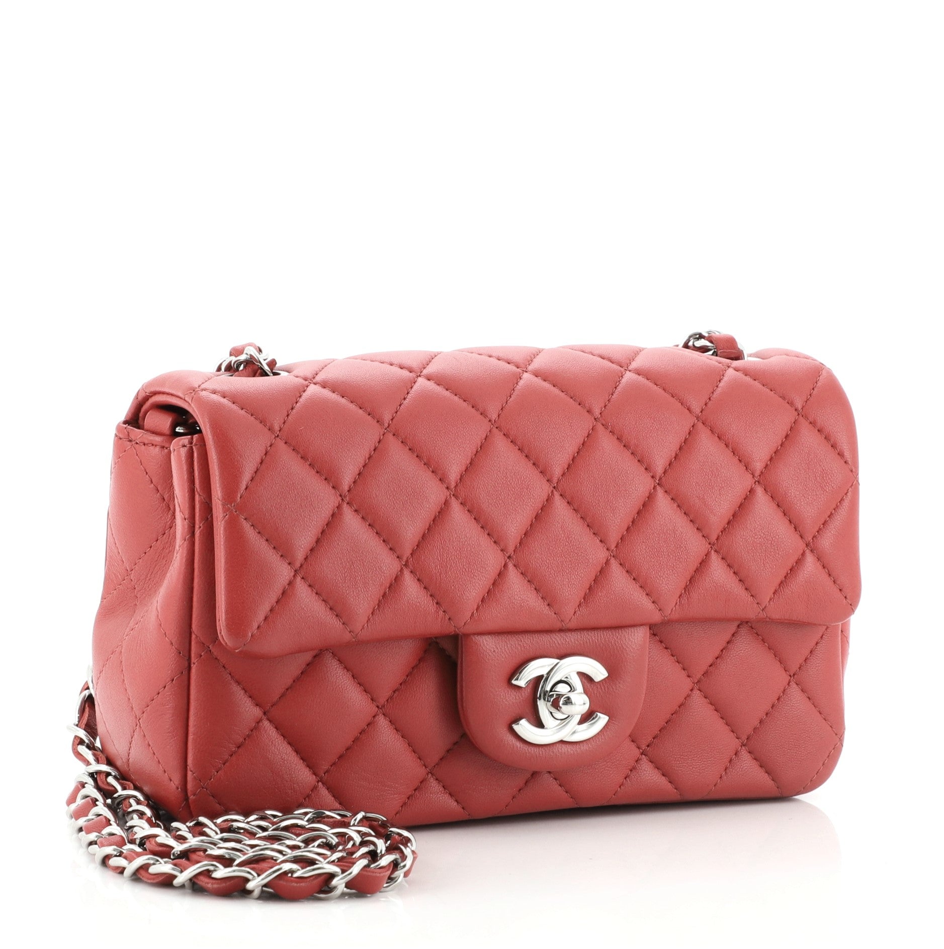 Classic Single Flap Bag Quilted Lambskin Mini
