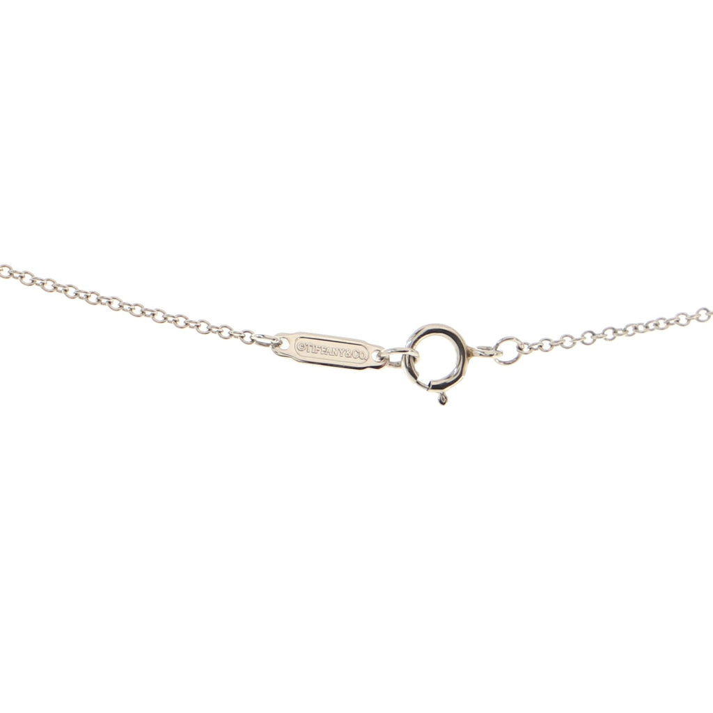 Fleur de Lis Pendant Necklace Platinum and Diamonds Mini