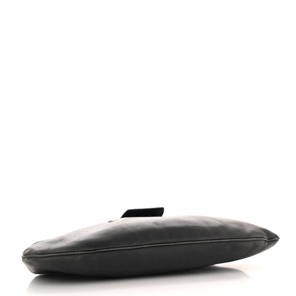 Calfskin Hobo Black