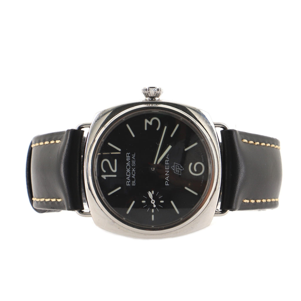 Radiomir Black Seal Manual Watch Stainless Steel and Leather 45