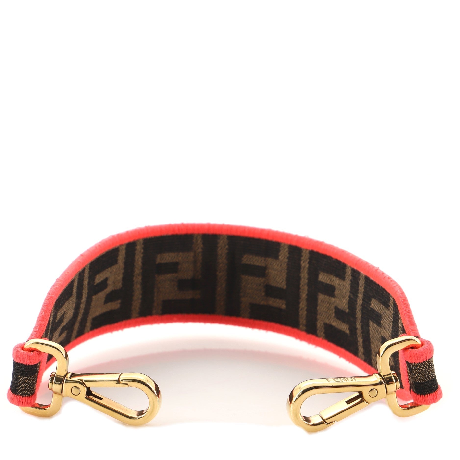 Logo Mini Strap You Short Shoulder Strap Zucca Canvas
