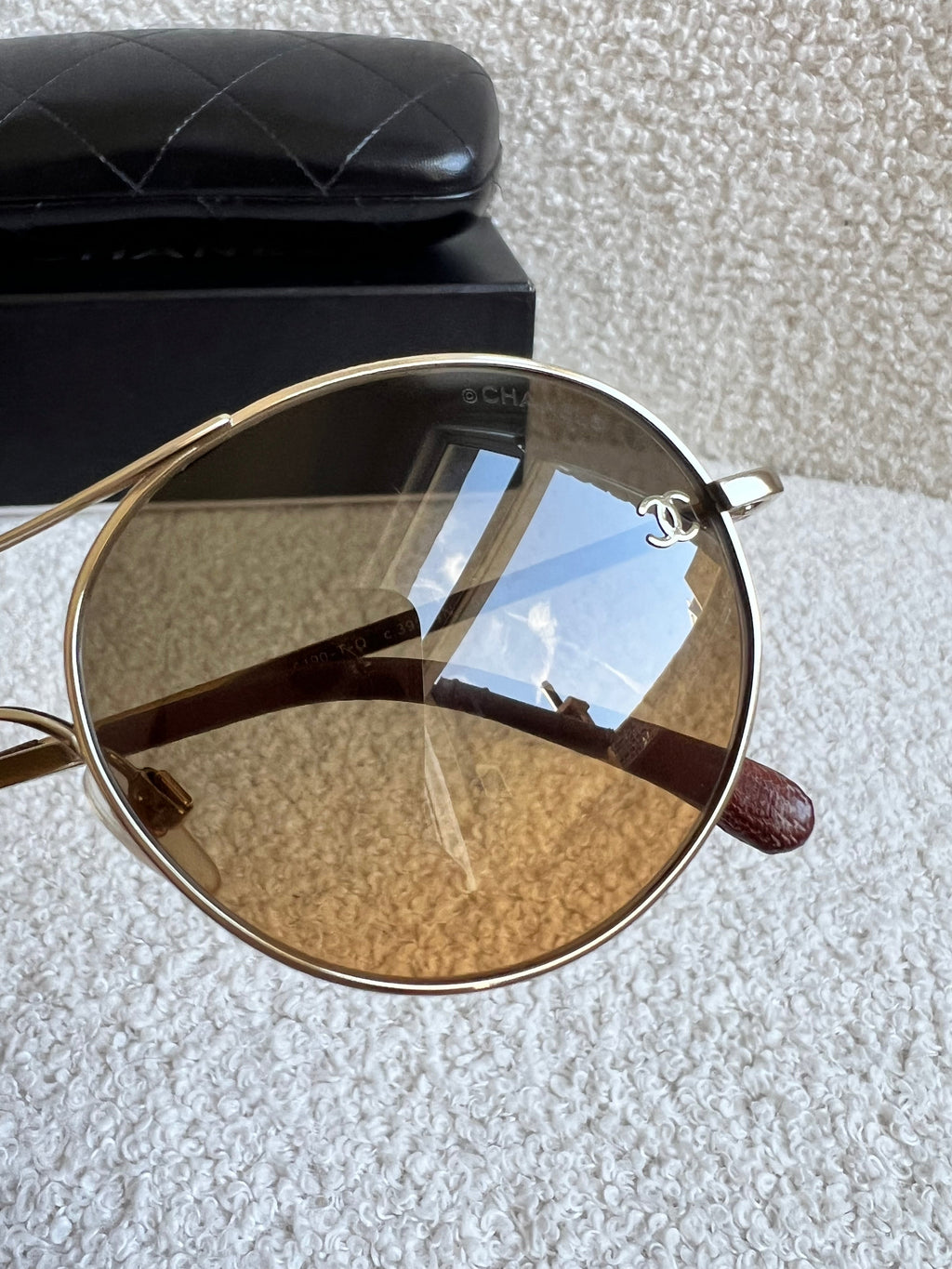 Chanel Round Aviator Sunglasses