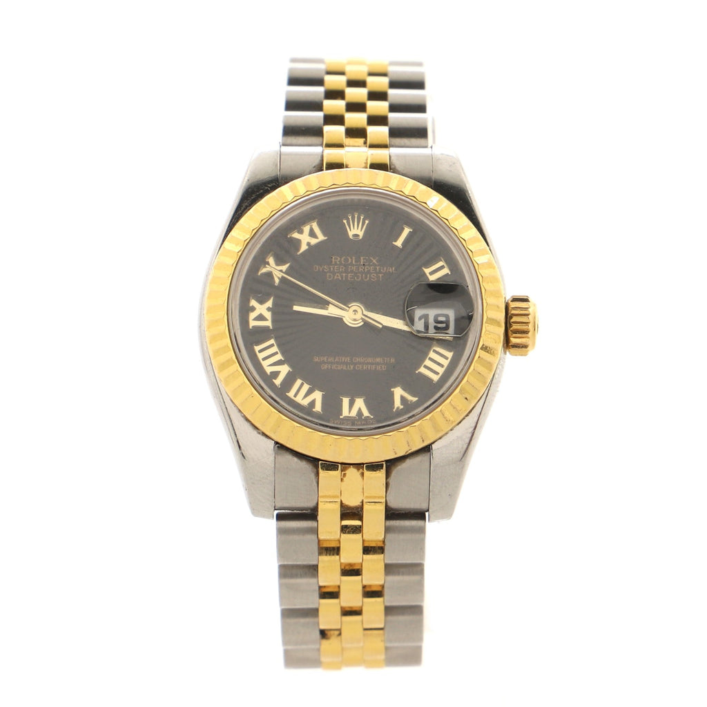 Oyster Perpetual Datejust Automatic Watch Stainless Steel and Yellow Gold 26