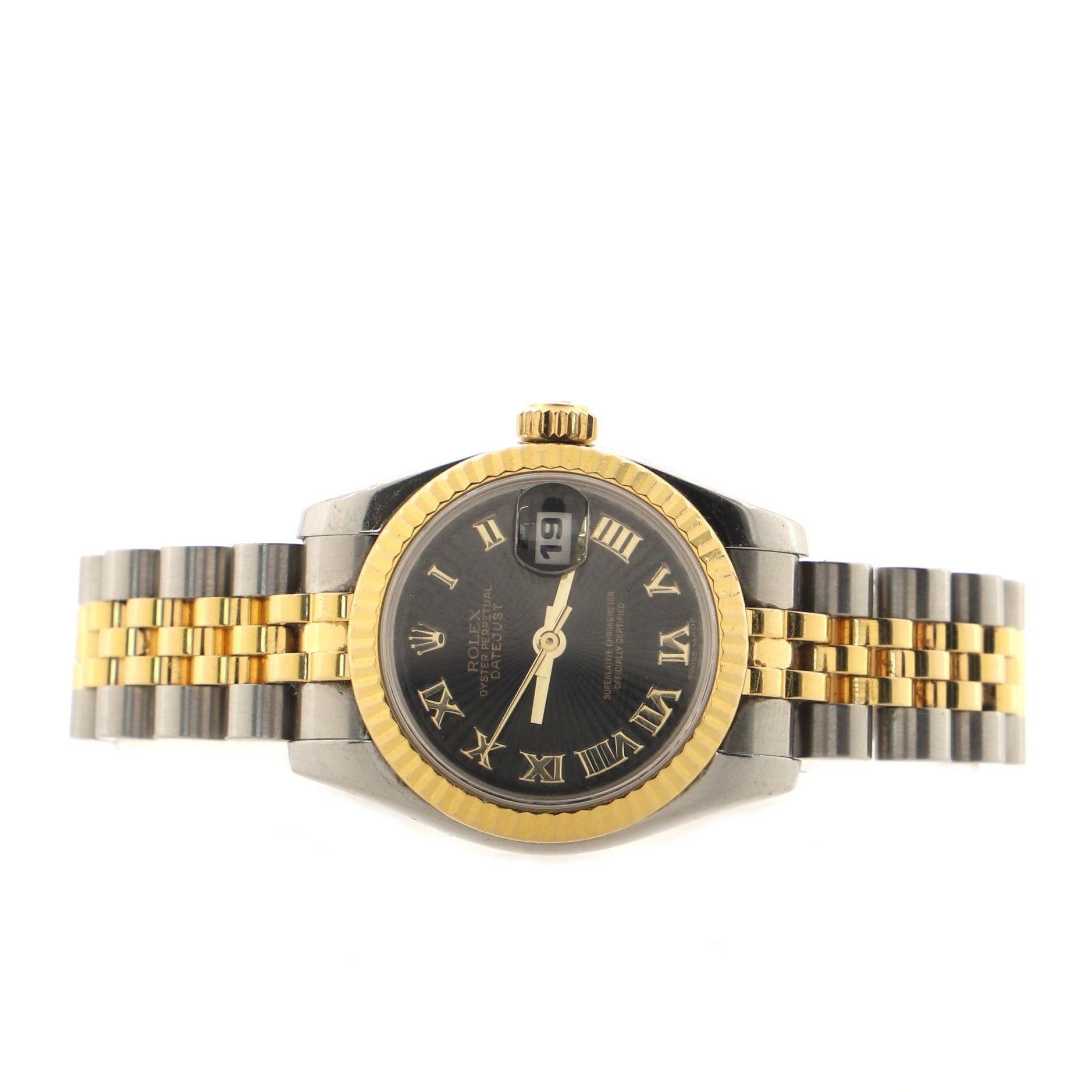 Oyster Perpetual Datejust Automatic Watch Stainless Steel and Yellow Gold 26