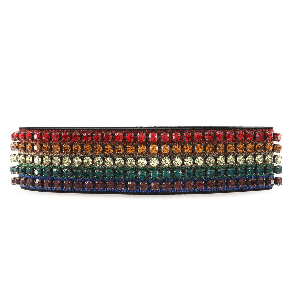 Webby Headband Crystal Embellished Elastic Large