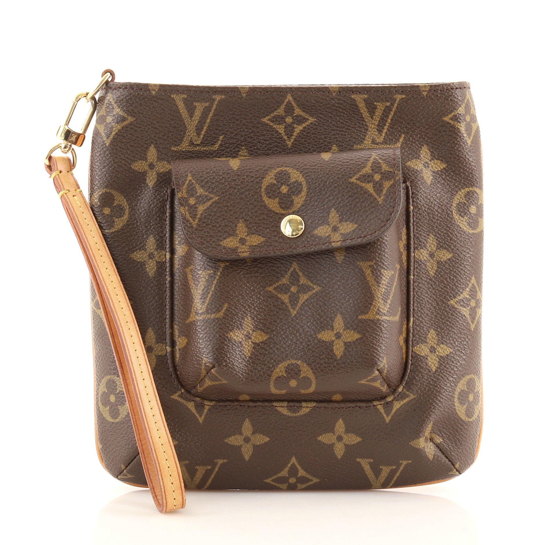 Partition Wristlet Clutch Monogram Canvas