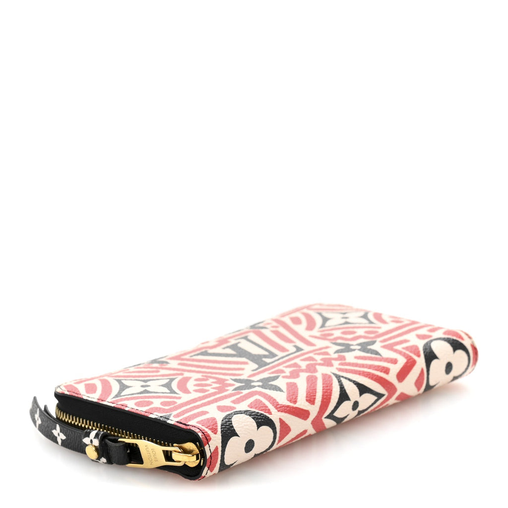 Monogram Giant Crafty Zippy Wallet Creme Rouge Black