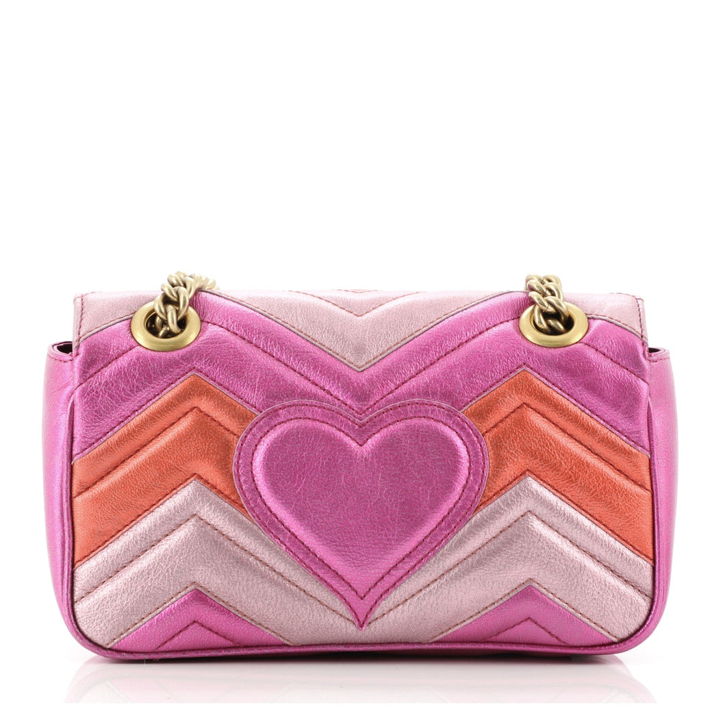 GG Marmont Flap Bag Matelasse Leather Mini