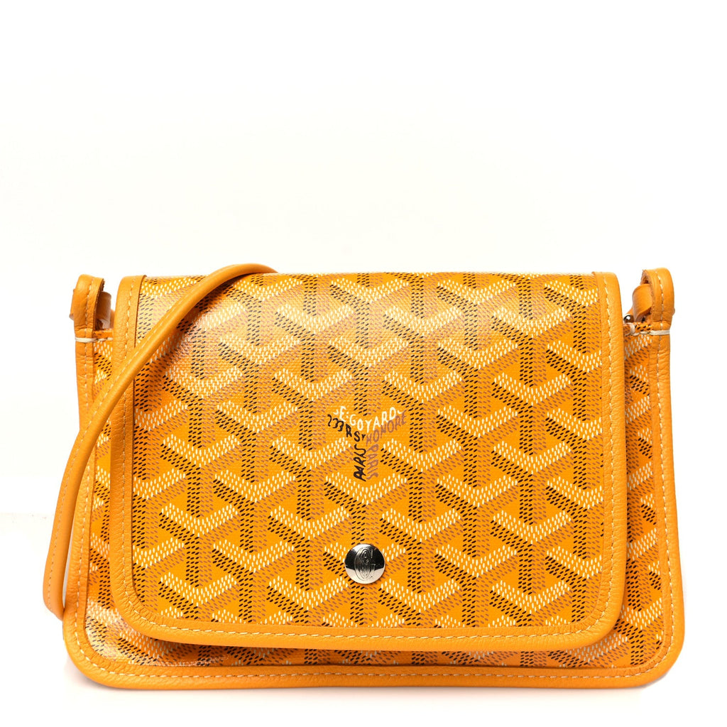 Goyardine Plumet Wallet Clutch Yellow