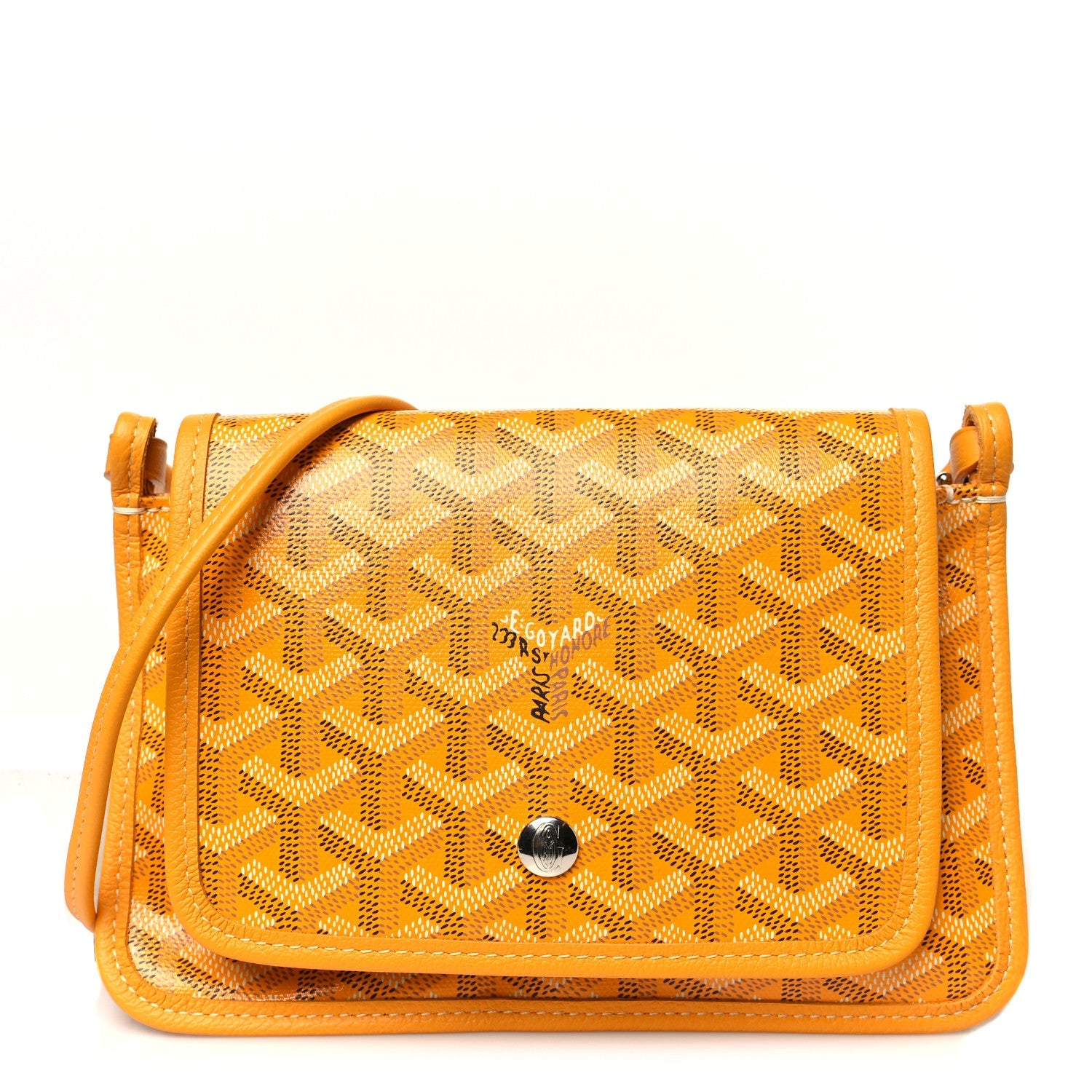 Goyardine Plumet Wallet Clutch Yellow