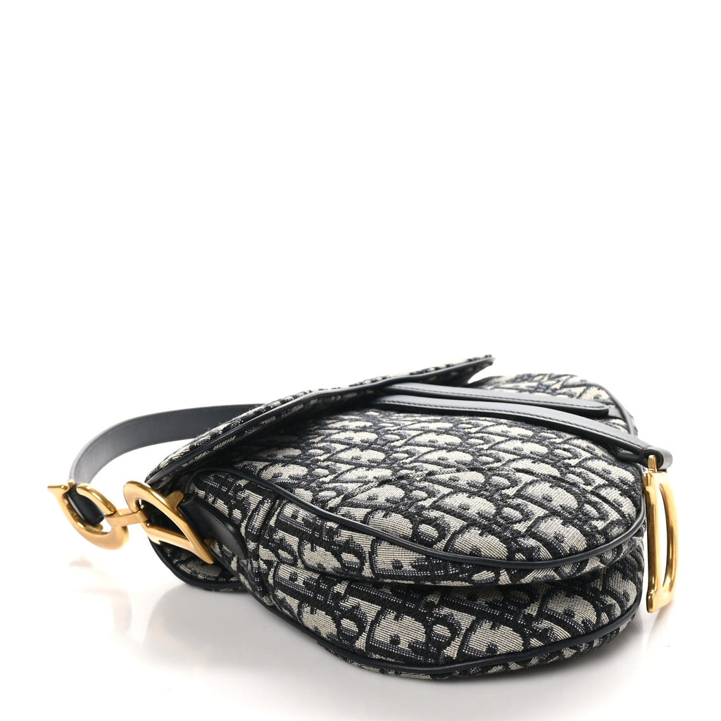 Oblique Saddle Bag Blue