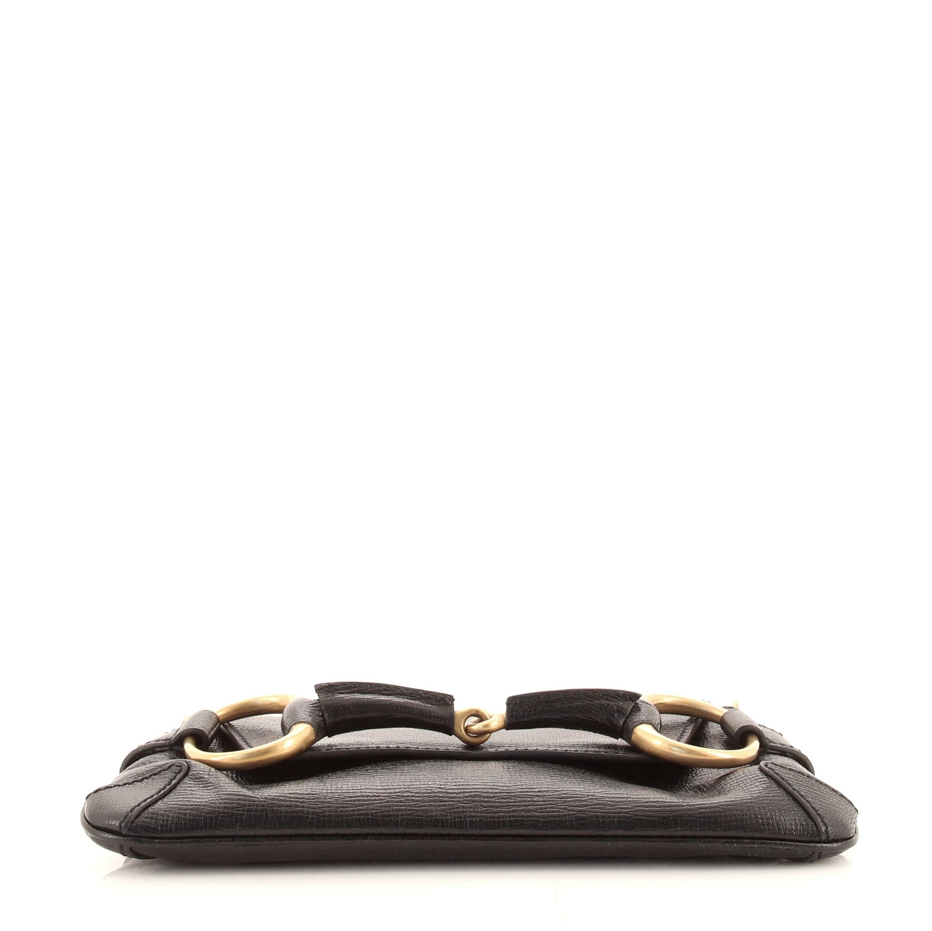 Horsebit Chain Clutch Leather Medium