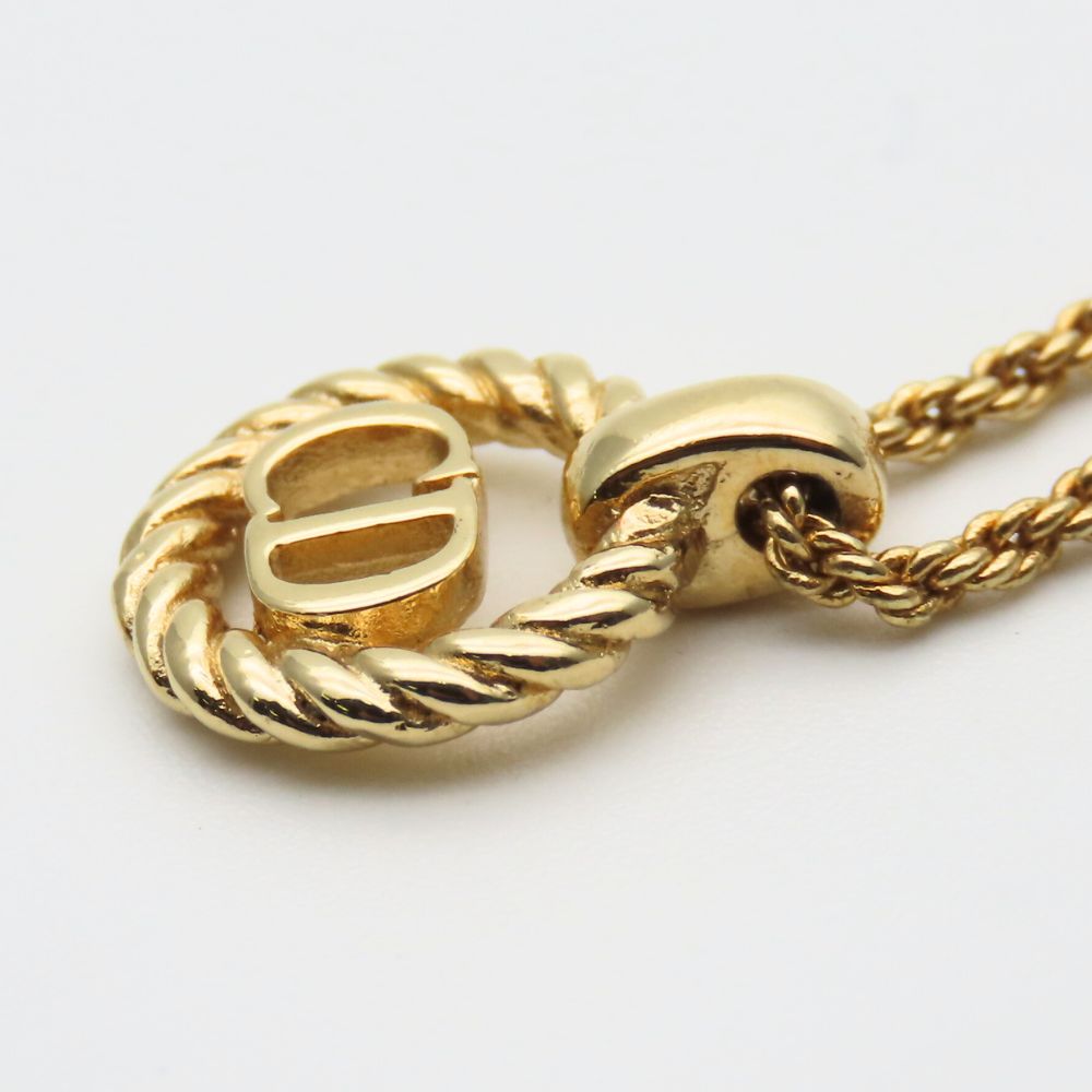 Christian Dior CD Logo Necklace