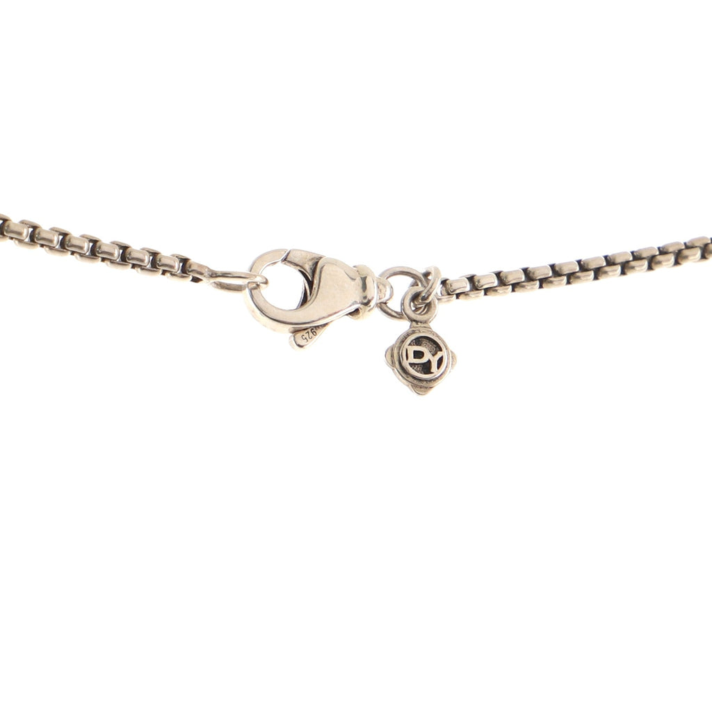 Belmont Double Curb Link Necklace Sterling Silver with 18K Yellow Gold