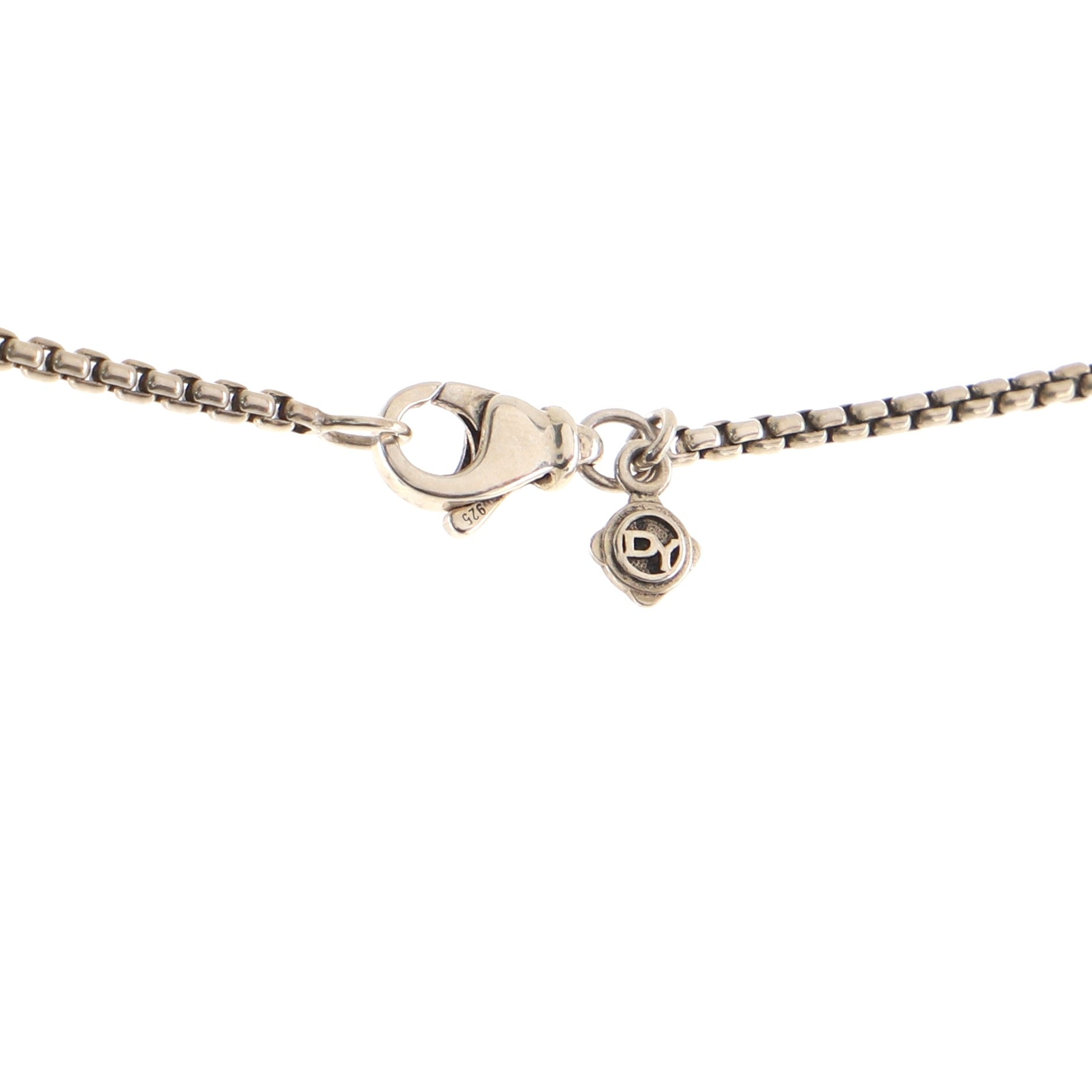 Belmont Double Curb Link Necklace Sterling Silver with 18K Yellow Gold