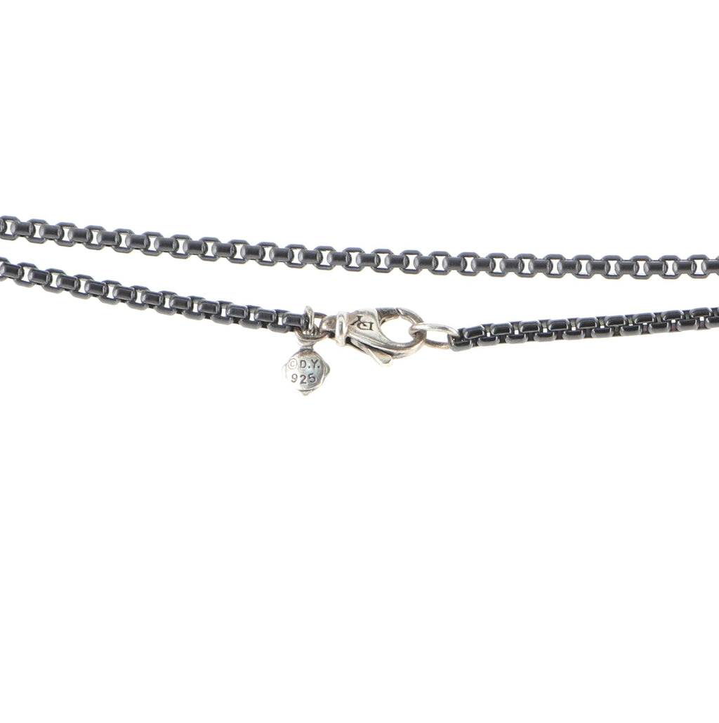 Long Box Chain Necklace Sterling Silver 2.3mm