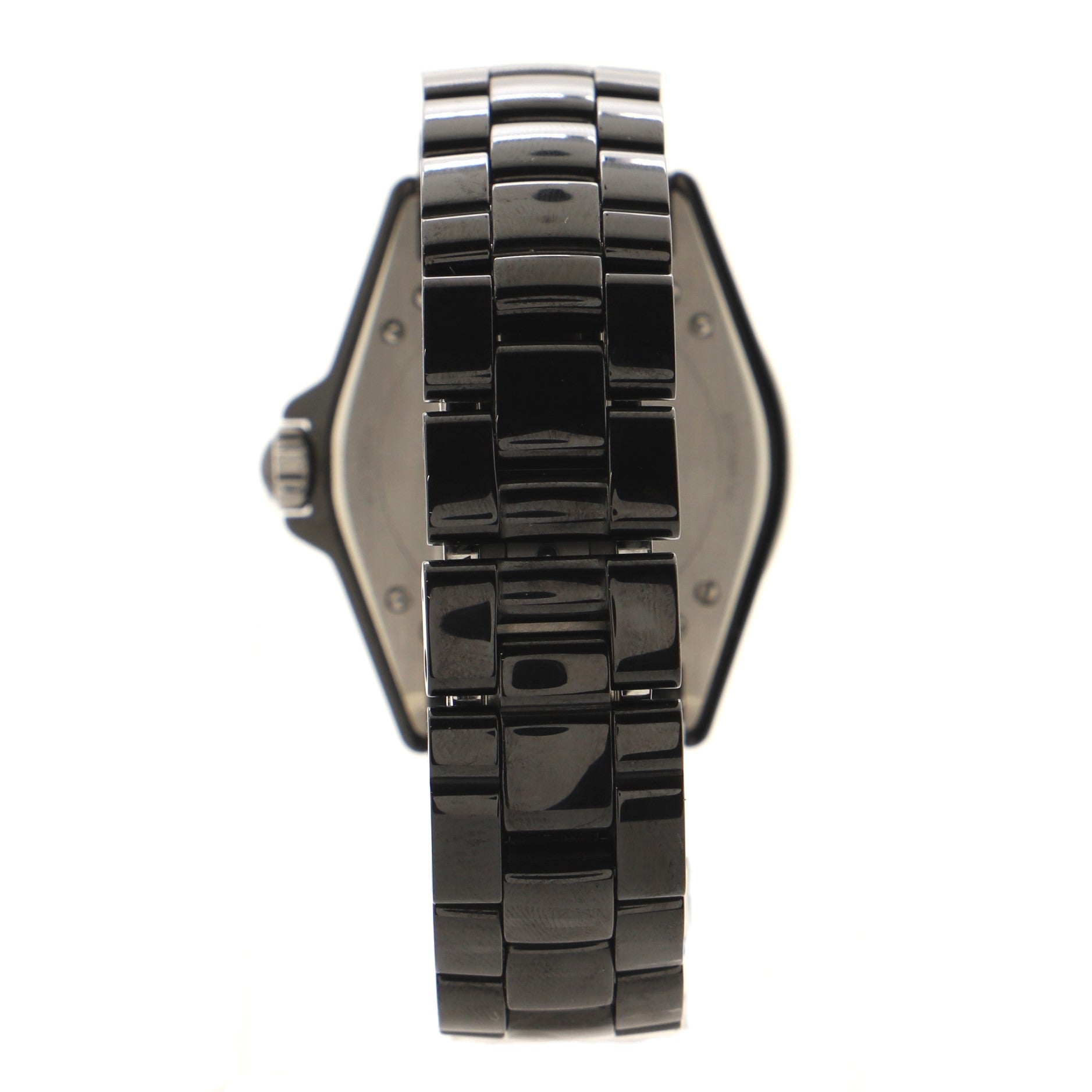 J12-365 Automatic Watch Ceramic and Stainless Steel with Diamond Bezel and Seconds Sub-Dial 36