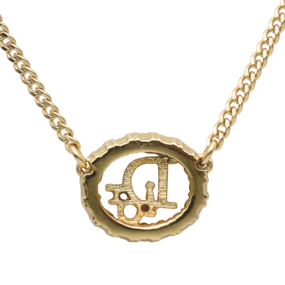 Christian Dior CD Logo Necklace