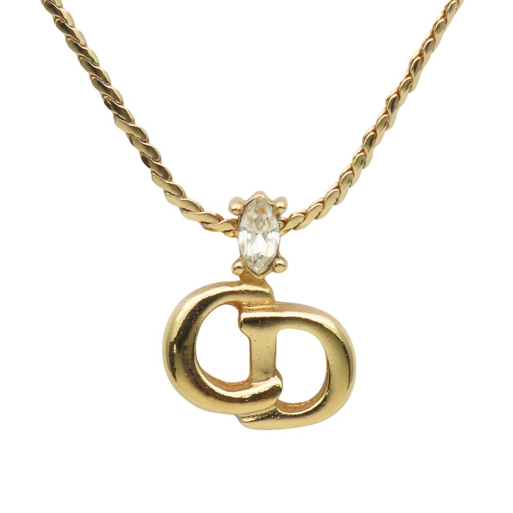 Christian Dior CD Logo Necklace