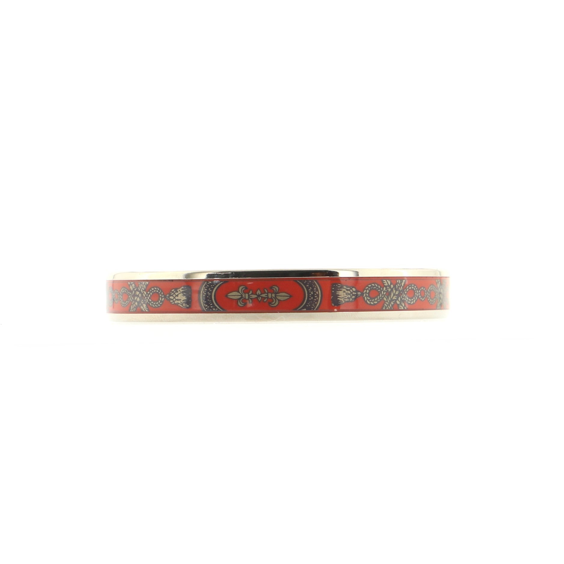 Capitales Bangle Bracelet Printed Enamel Narrow