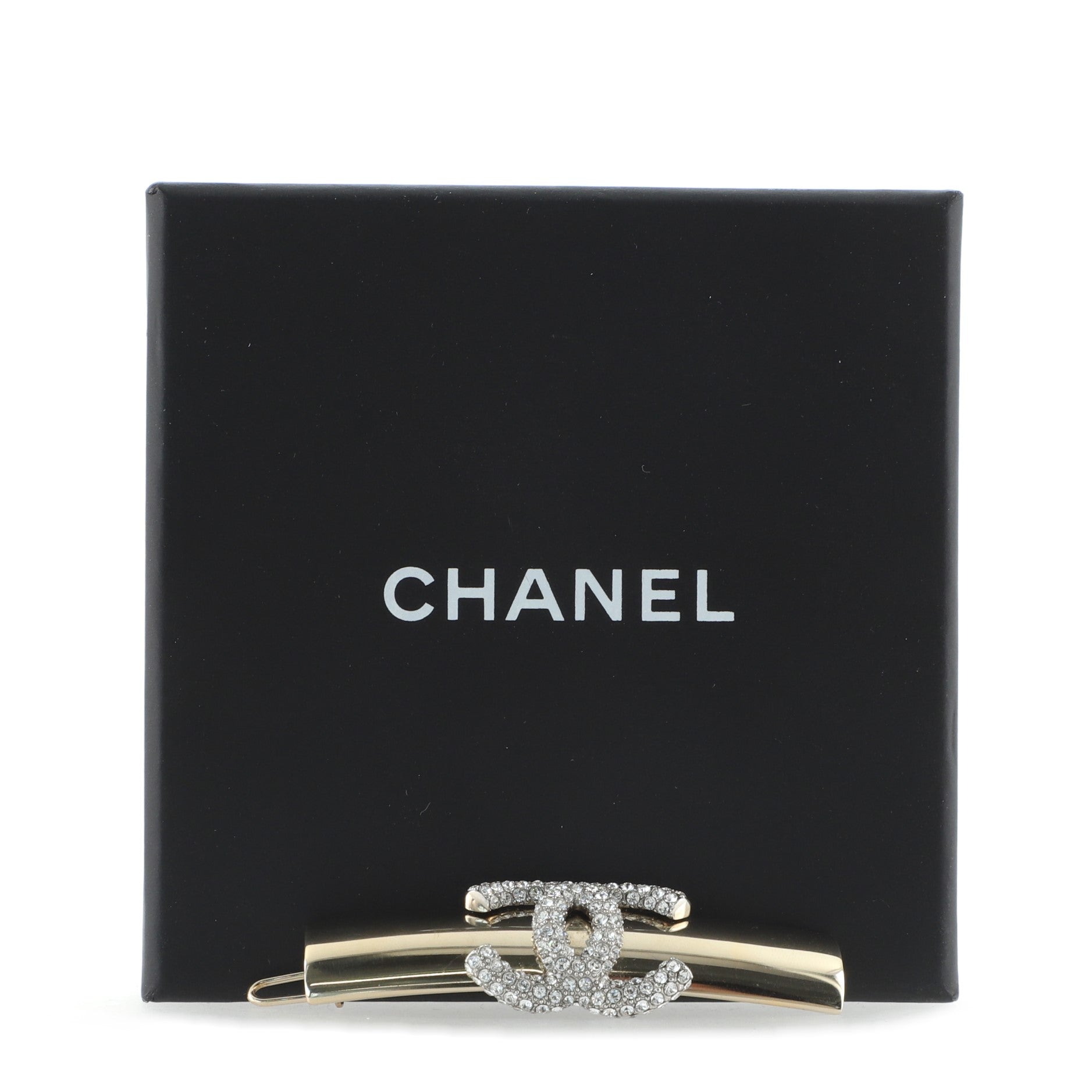 CC Hair Clip Metal with Crystals XS