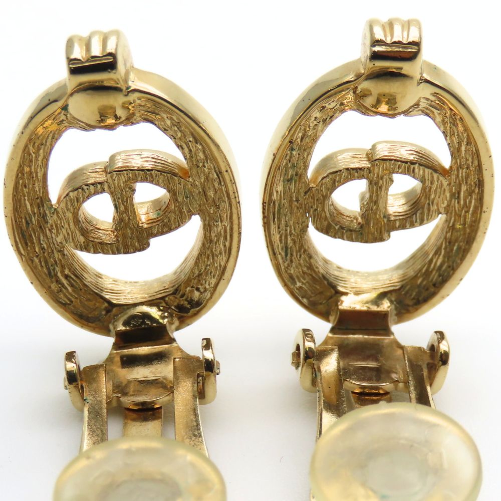 Christian Dior CD Logo Earrings