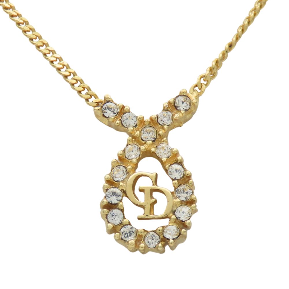 Christian Dior CD Logo Necklace