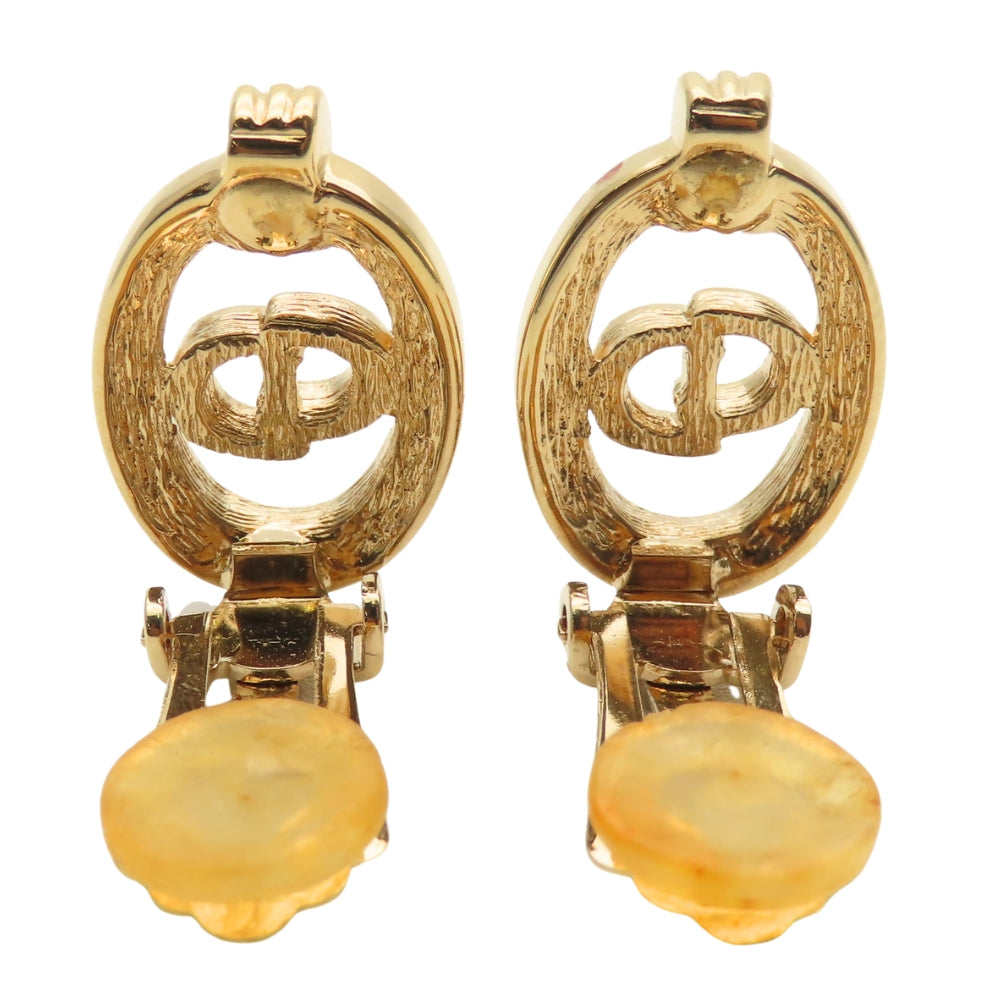 Christian Dior CD Logo Earrings