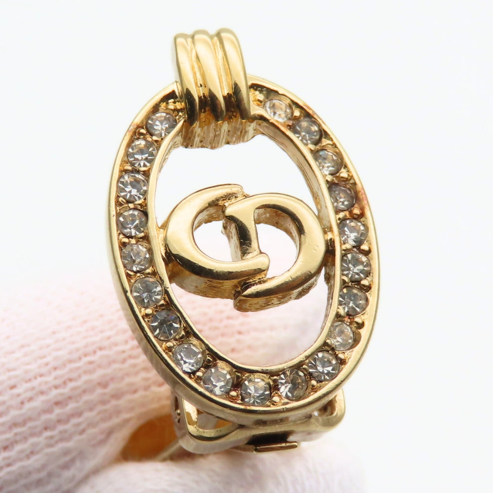 Christian Dior CD Logo Earrings