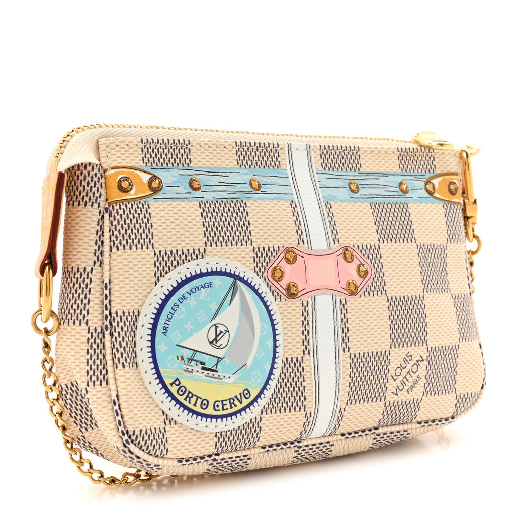 Damier Azur Summer Trunks Porto Cervo Mini Pochette Accessories