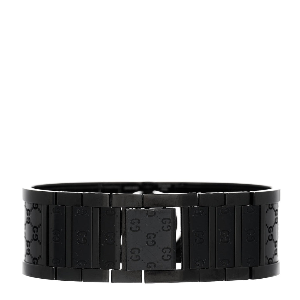 PVD Stainless Steel Black Diamond 23mm Twirl Quartz Watch Black