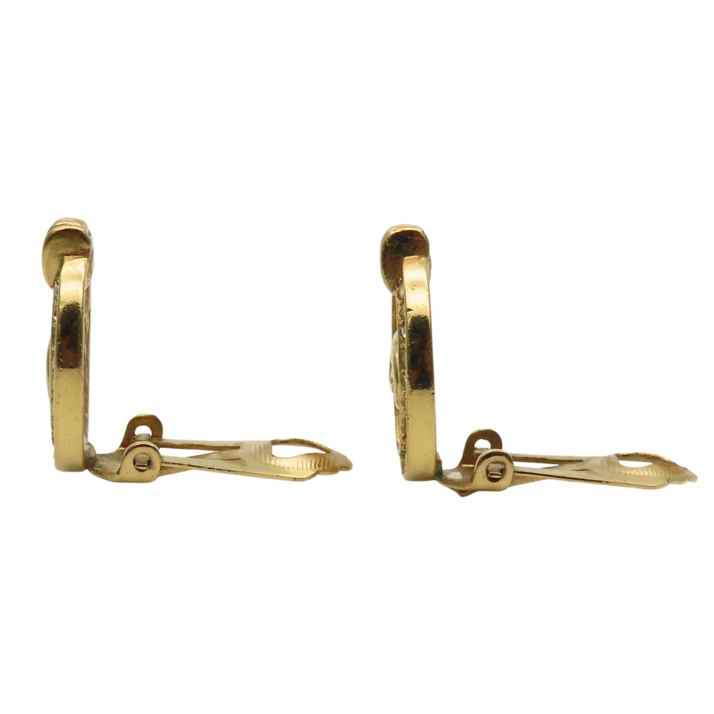 Christian Dior CD Logo Earrings