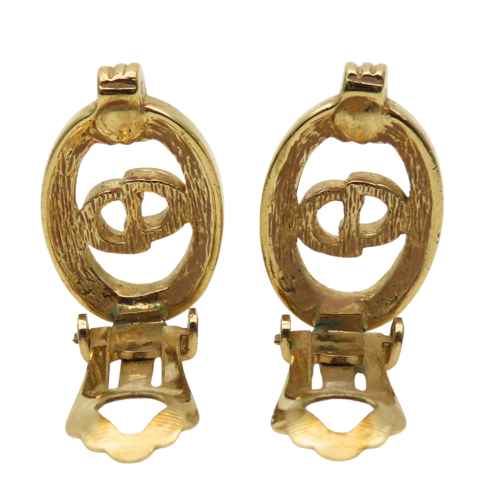 Christian Dior CD Logo Earrings