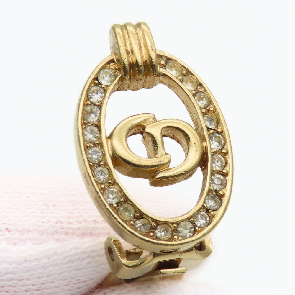 Christian Dior CD Logo Earrings