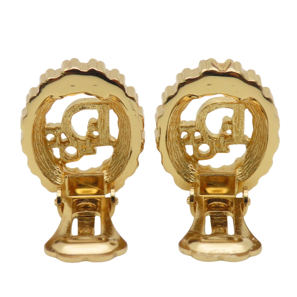 Christian Dior CD Logo Earrings