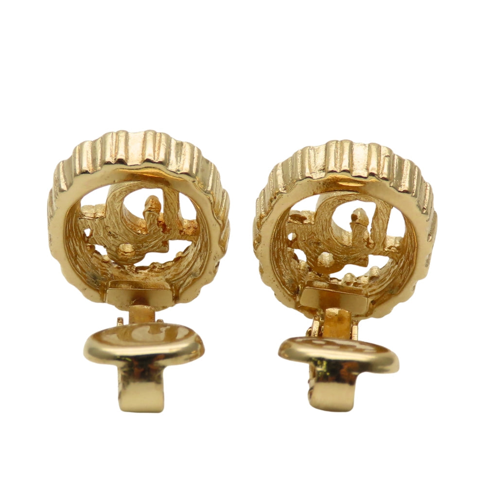 Christian Dior CD Logo Earrings