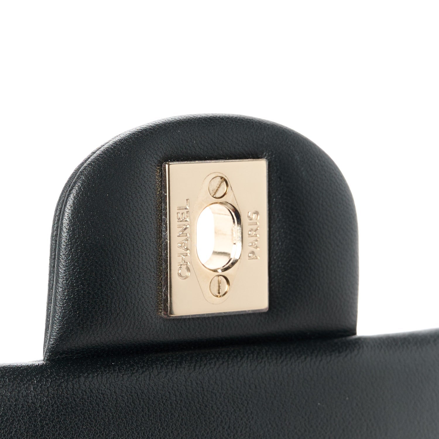 Lambskin Resin Crystal Square Quilted Mini Monacoco Flap Black