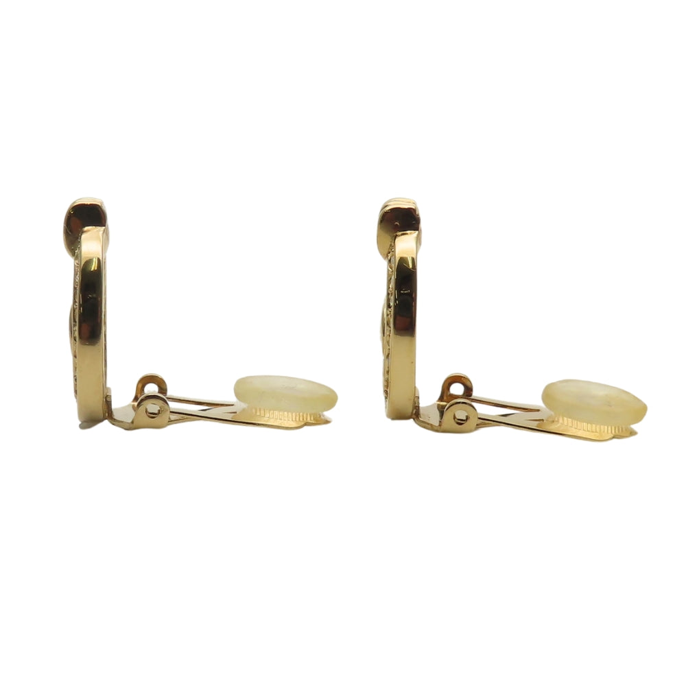 Christian Dior CD Logo Earrings