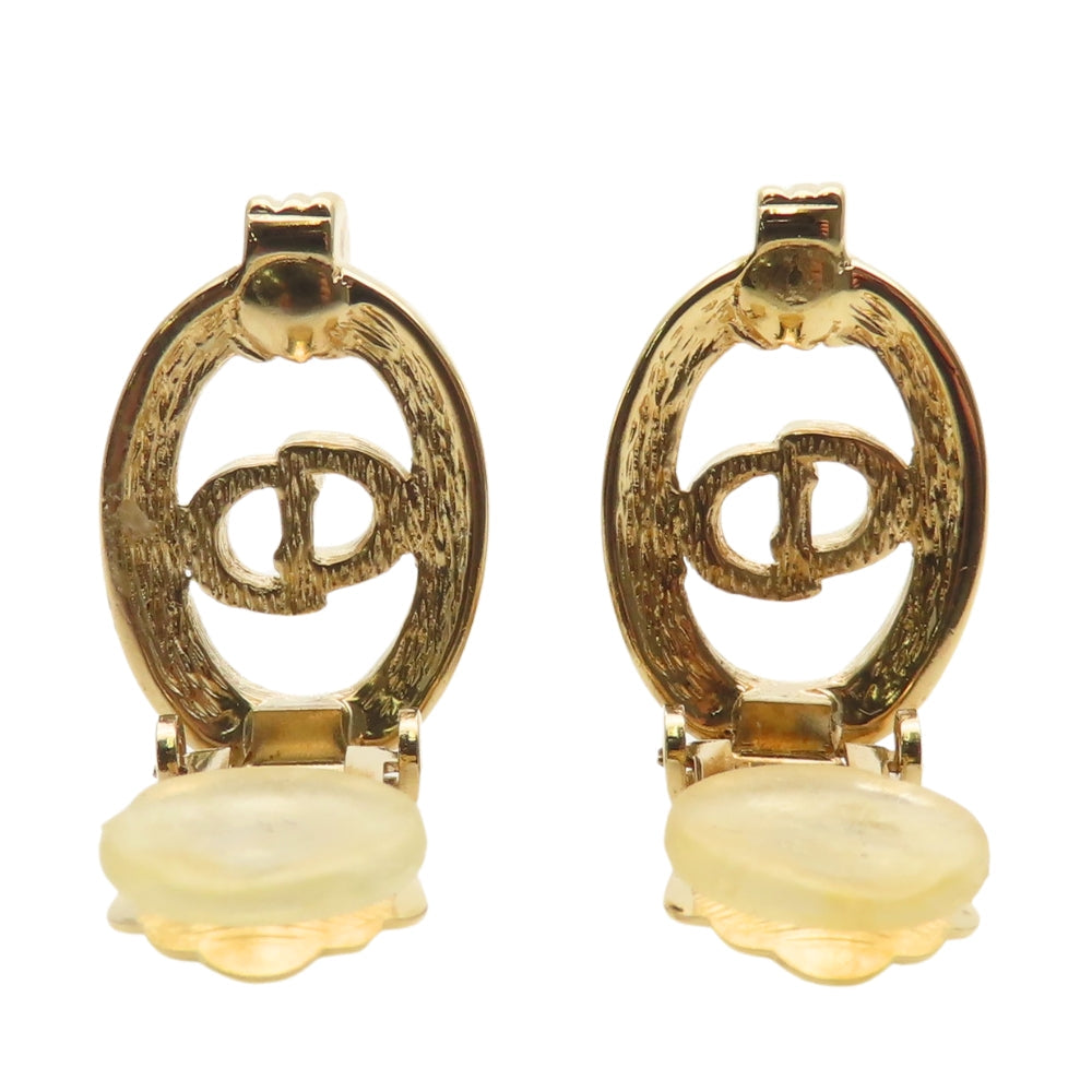 Christian Dior CD Logo Earrings