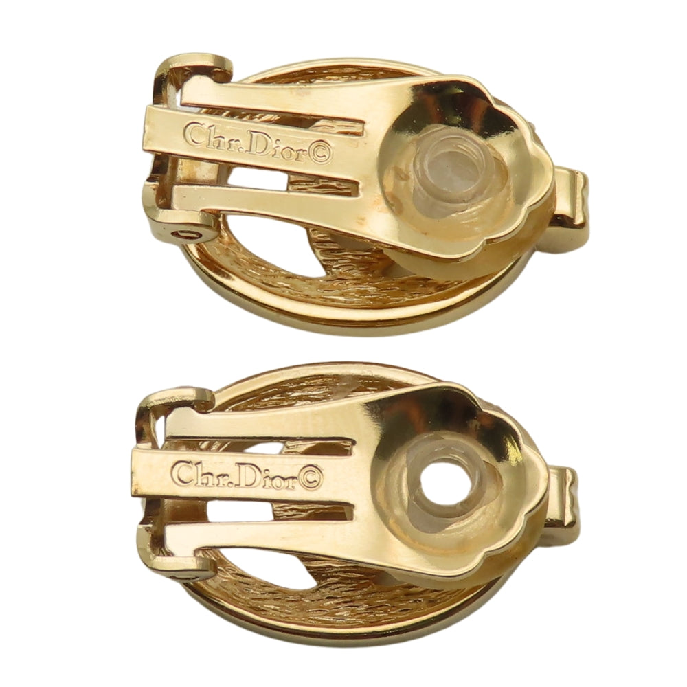 Christian Dior CD Logo Earrings