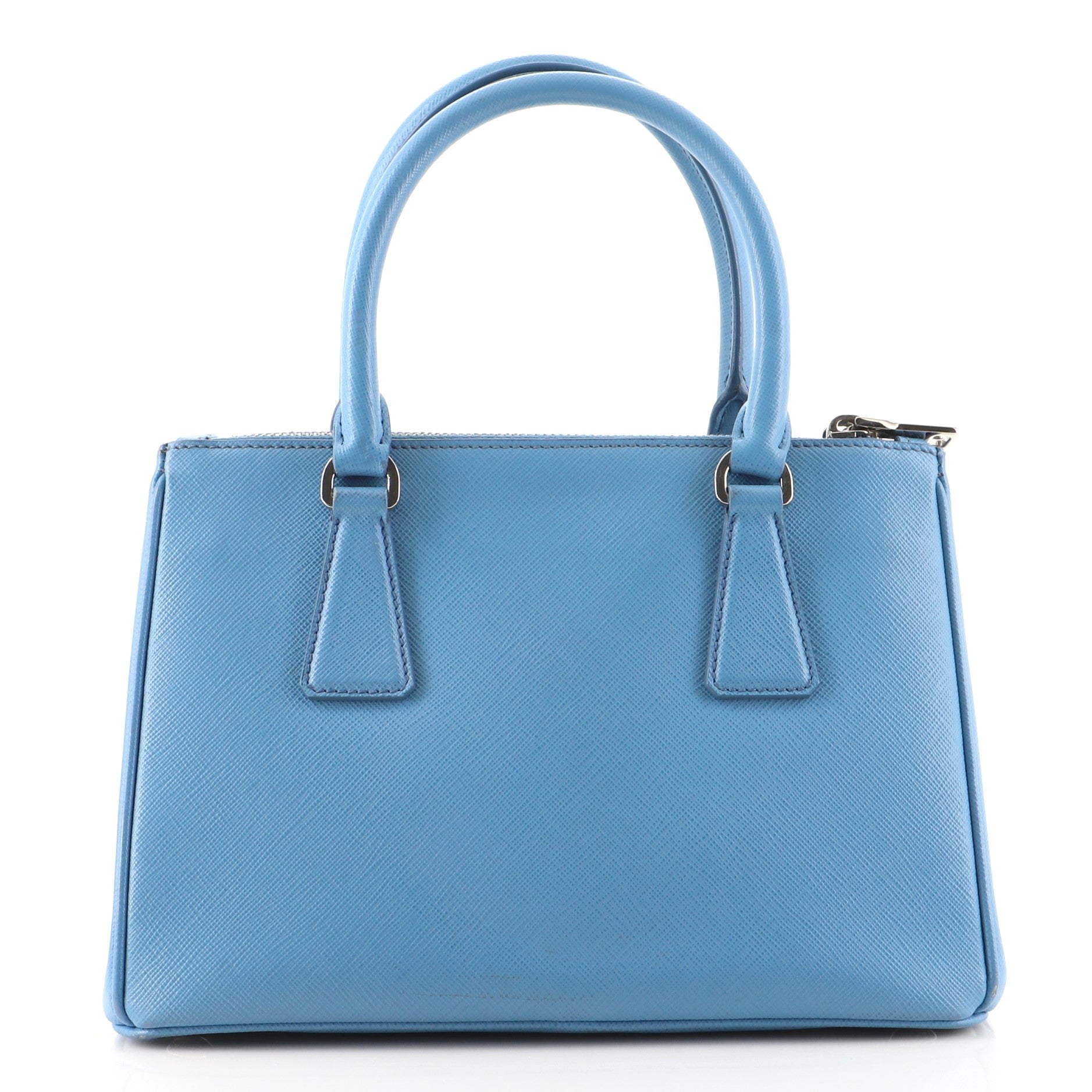 Galleria Double Zip Tote Saffiano Leather Mini