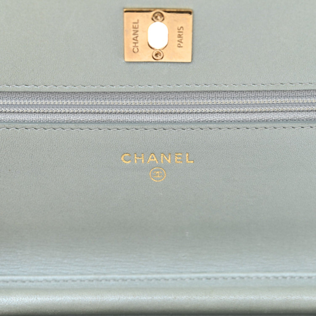 Lizard Wallet on Chain WOC Light Grey