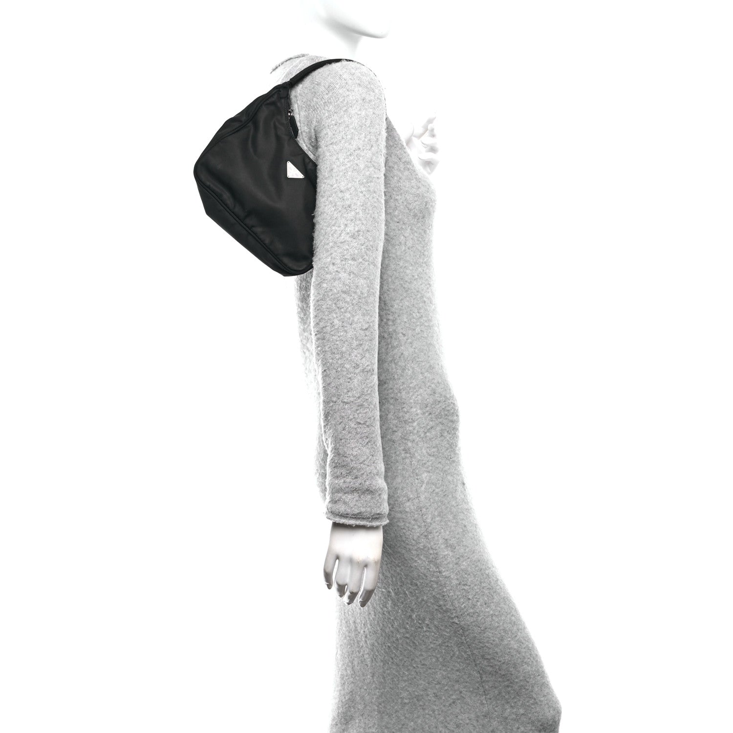 Tessuto Nylon Sport Mini Shoulder Bag Black