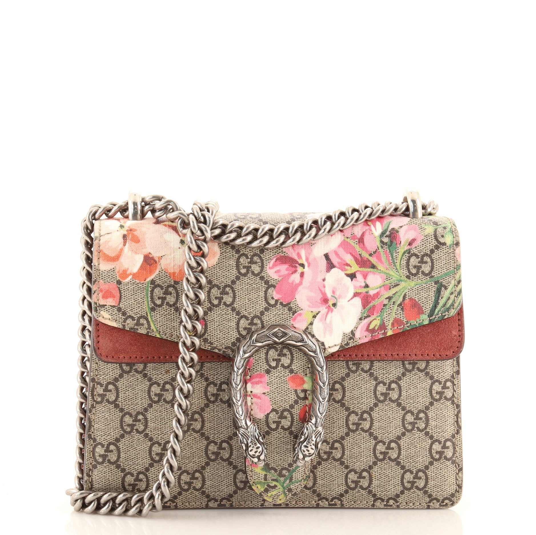 Dionysus Bag Blooms Print GG Coated Canvas Mini