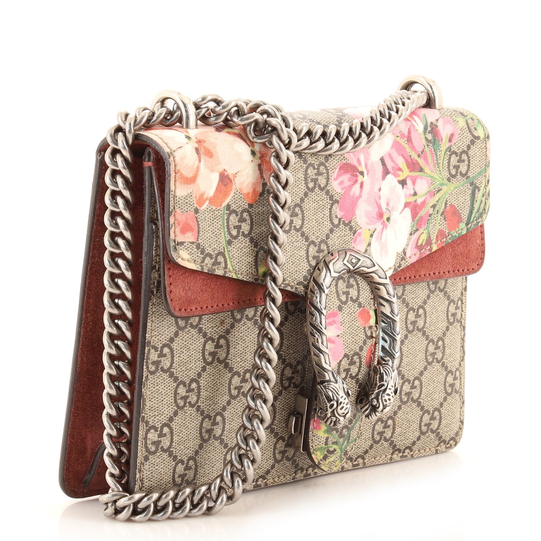 Dionysus Bag Blooms Print GG Coated Canvas Mini