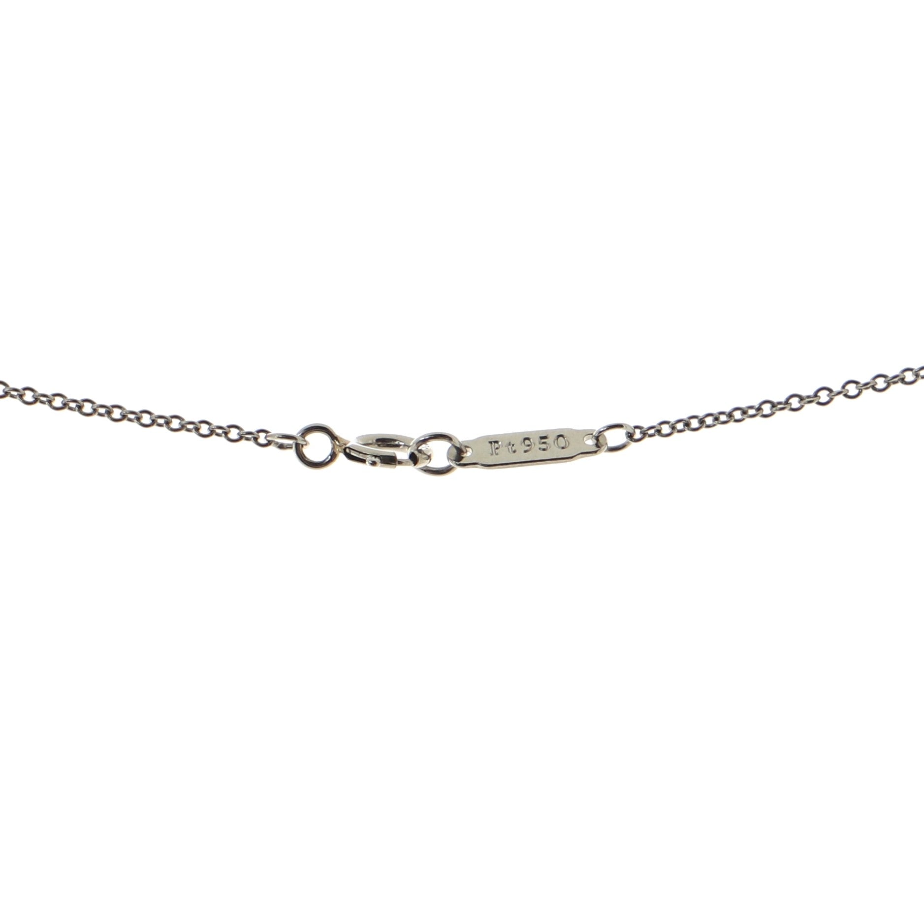 Victoria Pendant Necklace Platinum and Diamonds Mini