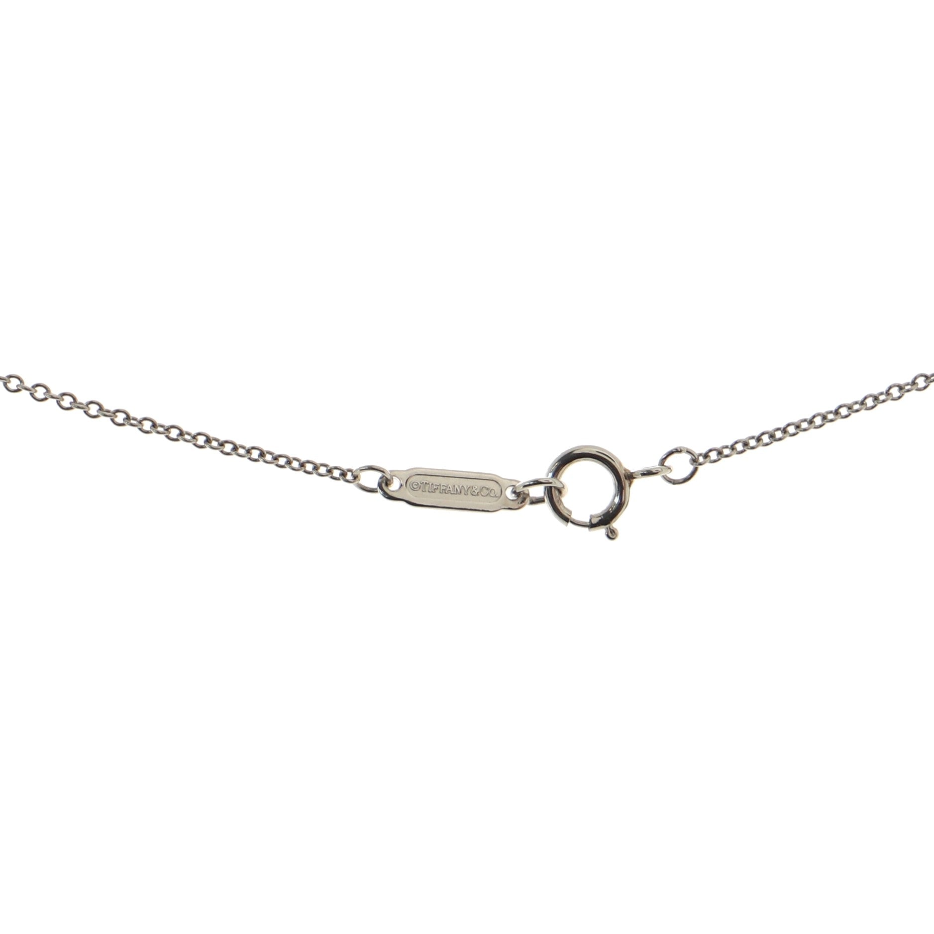 Victoria Pendant Necklace Platinum and Diamonds Mini